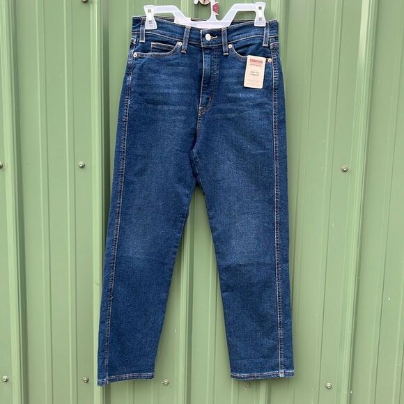Women’s Levi's Heritage High Rise Straight Denim Jean Pants Size 4 - Picture 1 of 10